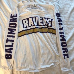 PINK ravens long sleeve